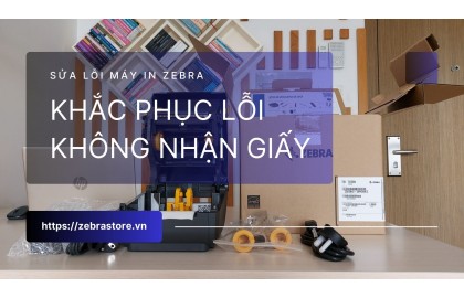 Hướng dẫn khắc phục lỗi máy in Zebra không nhận giấy | Kỹ thuật Zebra thực tế
